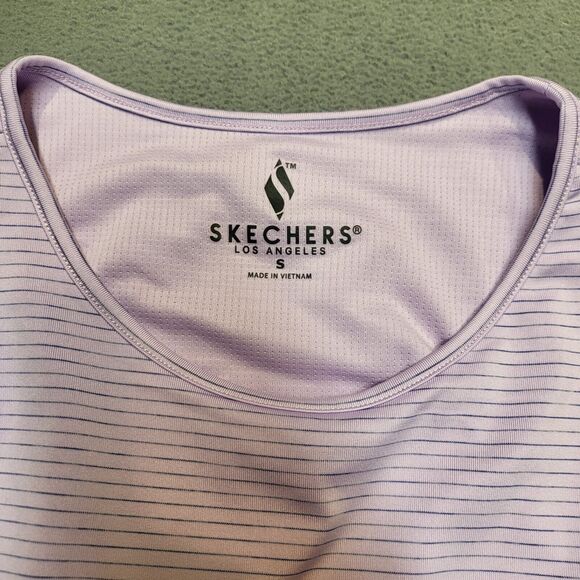NWT Skechers GoWalk Tank Top Womens S Purple Built In Shelf Bra Activewear Gym - Picture 2 of 6